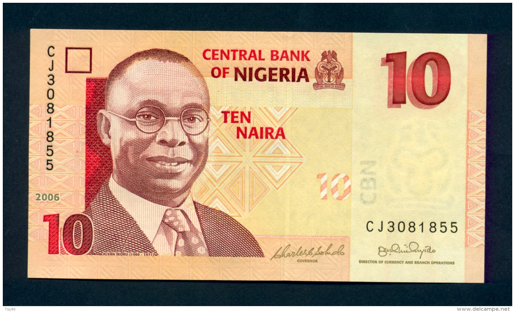 Banconota Nigeria - 10 Naira 2006 - UNC - Nigeria