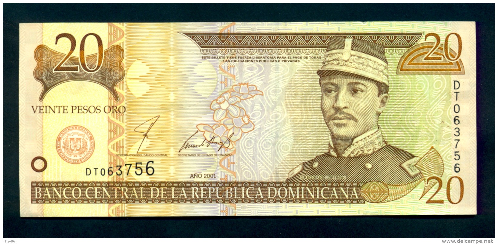 Banconota Repubblica Dominicana - 20 Pesos Oro - Circolata - Repubblica Dominicana