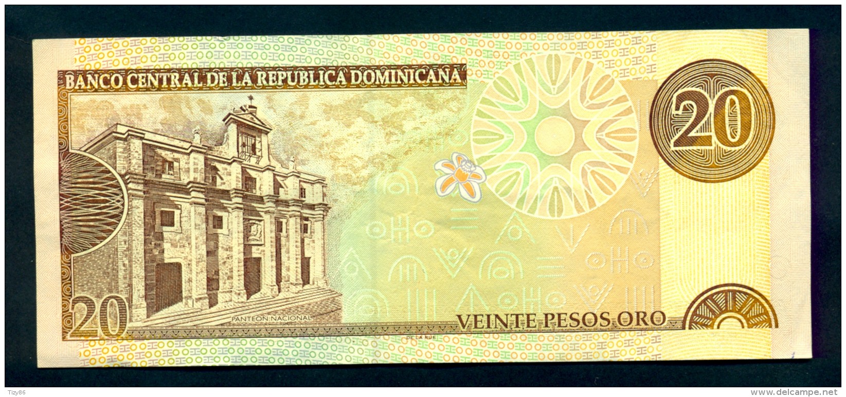 Banconota Repubblica Dominicana - 20 Pesos Oro - Circolata - Dominicaine