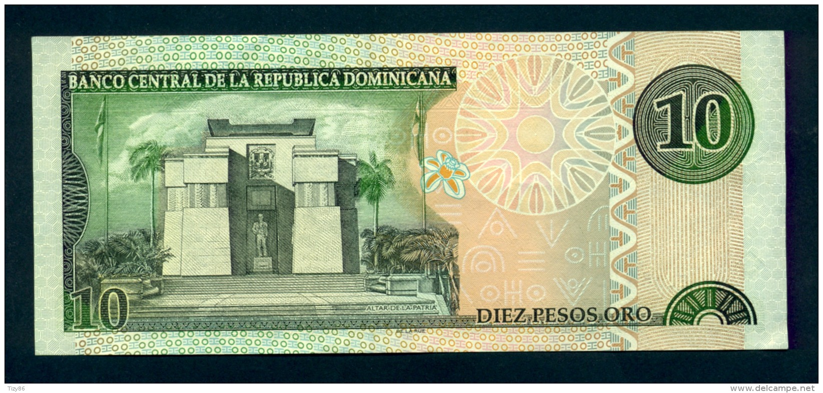 Banconota Repubblica Dominicana - 10 Pesos Oro - 2002 - UNC - Repubblica Dominicana