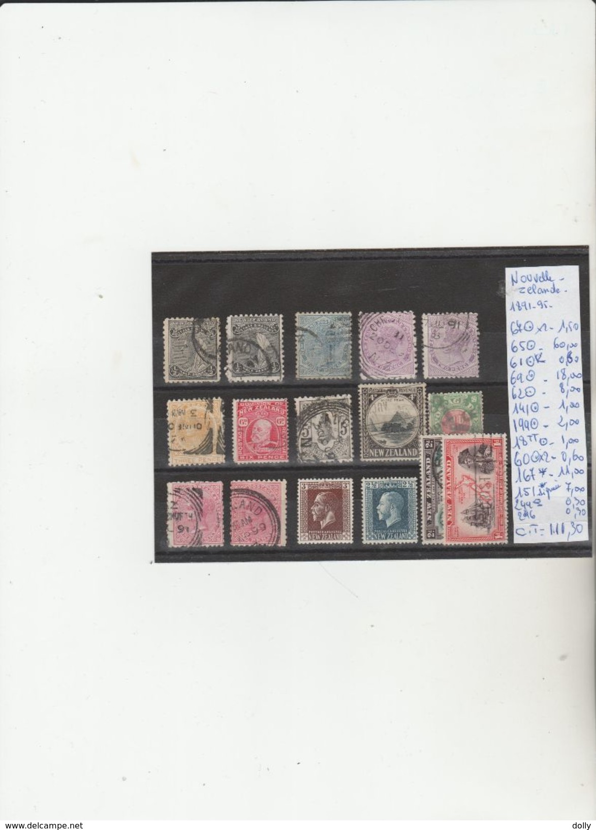TIMBRE DE NOUVELLE ZELANDE  VOIR NR SUR PAPIER ACCONPAGNANT LES TIMBRES  OBLITEREES /* COTE 111.30&euro; - Used Stamps