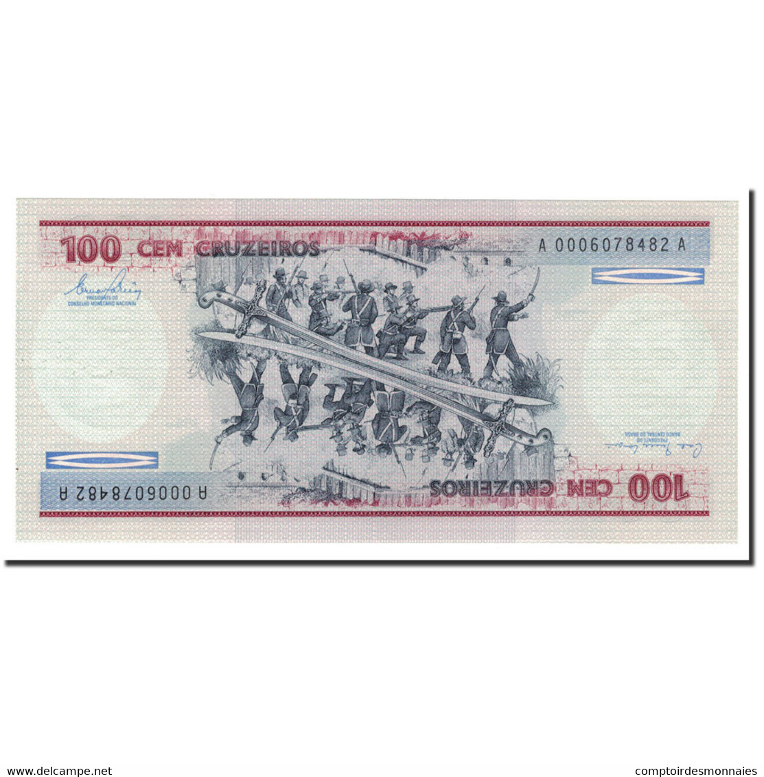 Billet, Brésil, 100 Cruzeiros, Undated (1981-84), KM:198a, NEUF - Brésil