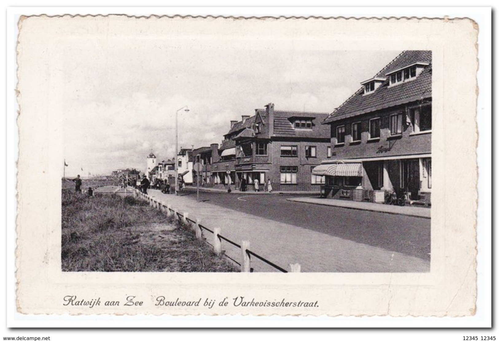 Katwijk Aan Zee, Boulevard Bij De Varkevisscherstraat ( Rechts Breuklijn ) - Katwijk (aan Zee)