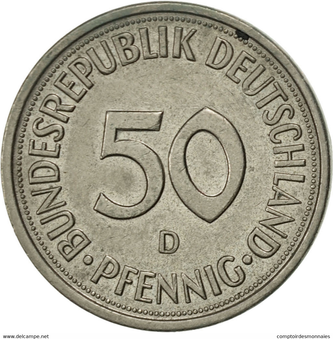 Monnaie, République Fédérale Allemande, 50 Pfennig, 1976, Munich, TTB - 50 Pfennig