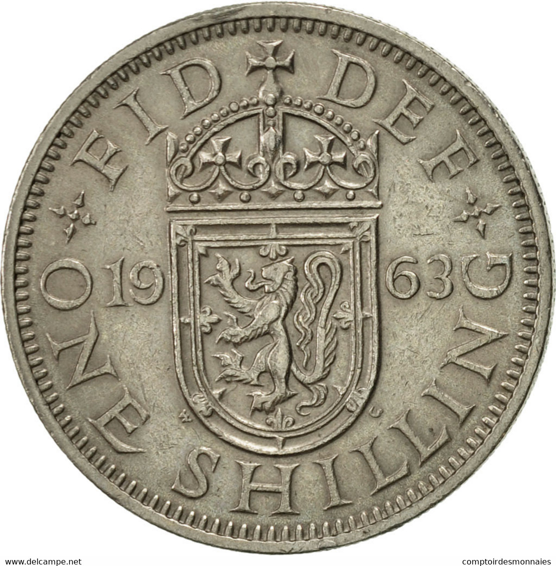 Monnaie, Grande-Bretagne, Elizabeth II, Shilling, 1963, SUP, Copper-nickel - I. 1 Shilling