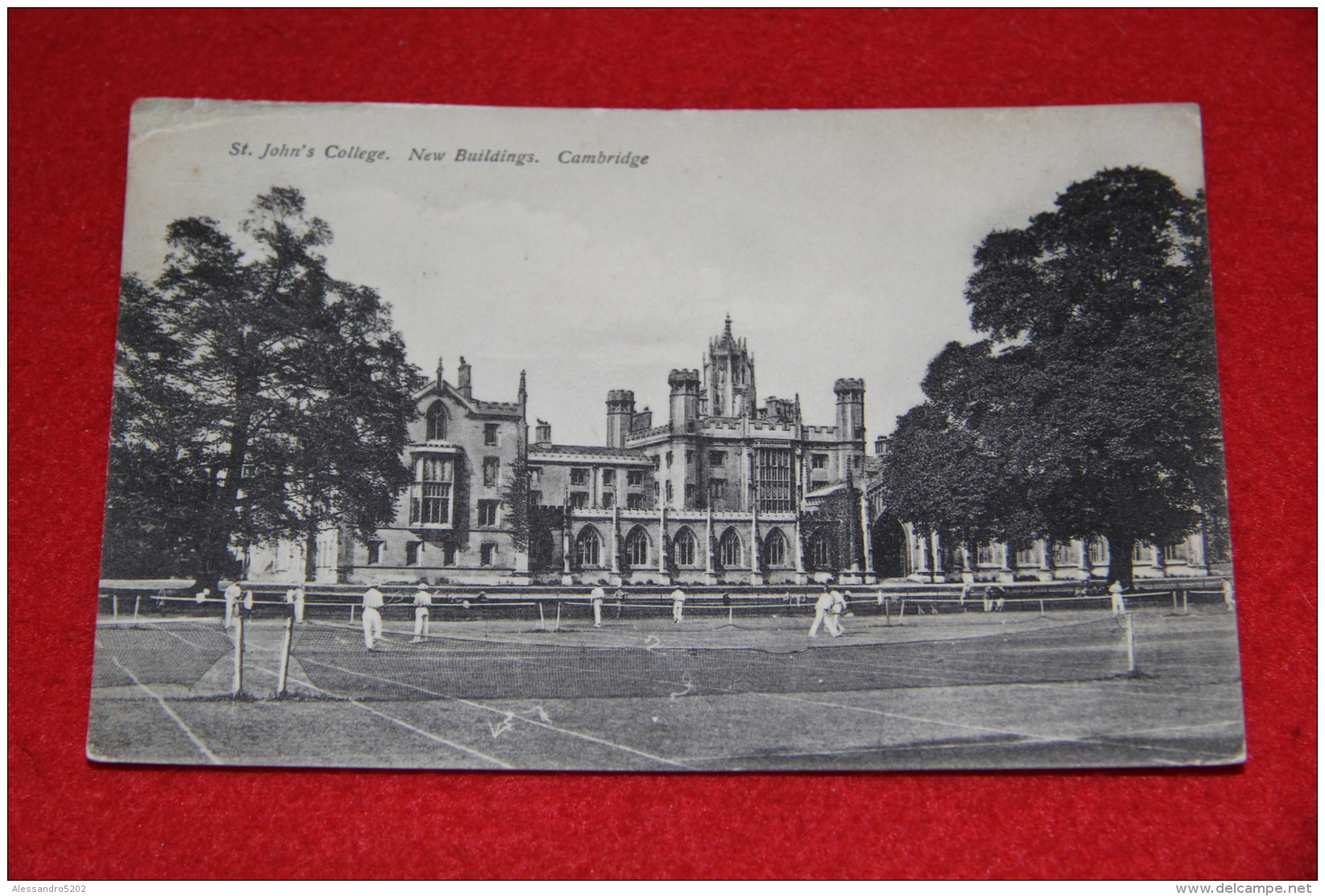 Cambridgeshire Cambridge St. John's College 1937 + Timbre The Day In The Post Early - Otros & Sin Clasificación