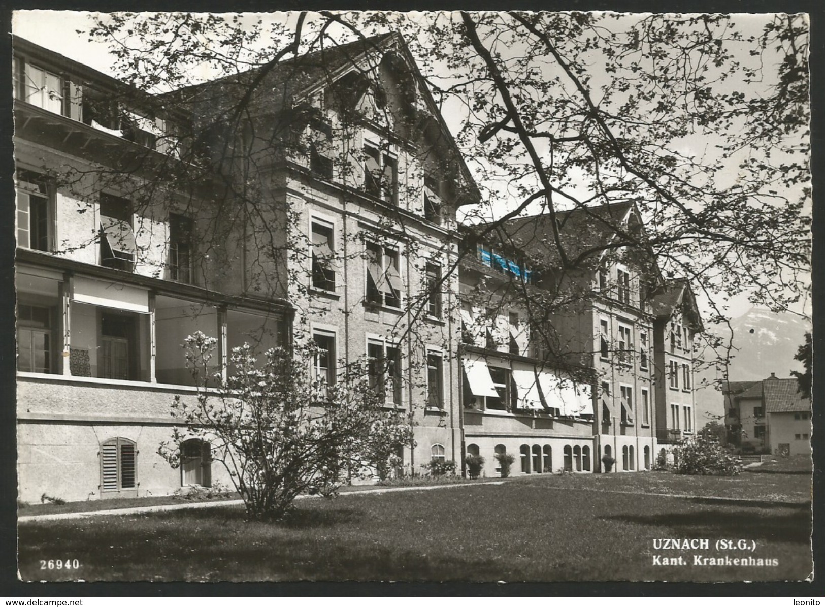 UZNACH SG Kant. Krankenhaus Spital 1957 - Uznach