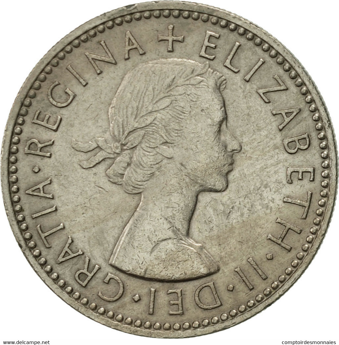 Monnaie, Grande-Bretagne, Elizabeth II, Shilling, 1955, SUP, Copper-nickel - I. 1 Shilling