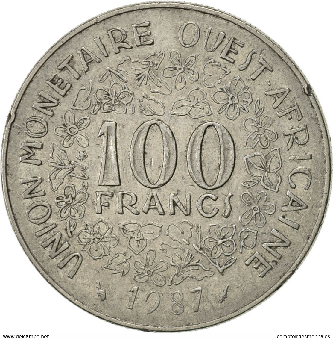 Monnaie, West African States, 100 Francs, 1987, Paris, TTB+, Nickel, KM:4 - Costa De Marfil