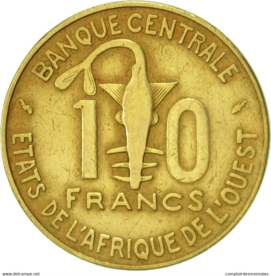 Monnaie, West African States, 10 Francs, 1975, Paris, TTB+ - Ivoorkust