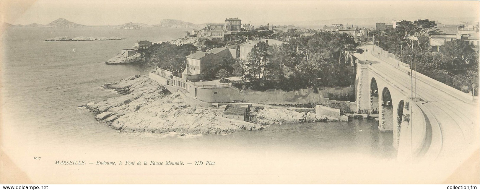 CPA PANORAMIQUE FRANCE 13 "Marseille, Endoume, Le Pont De La Fausse Monnaie" - Non Classificati