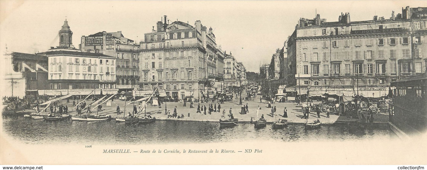 CPA PANORAMIQUE FRANCE 13 "Marseille, Route De La Corniche, Le Restaurant De La Réserve" - Non Classificati