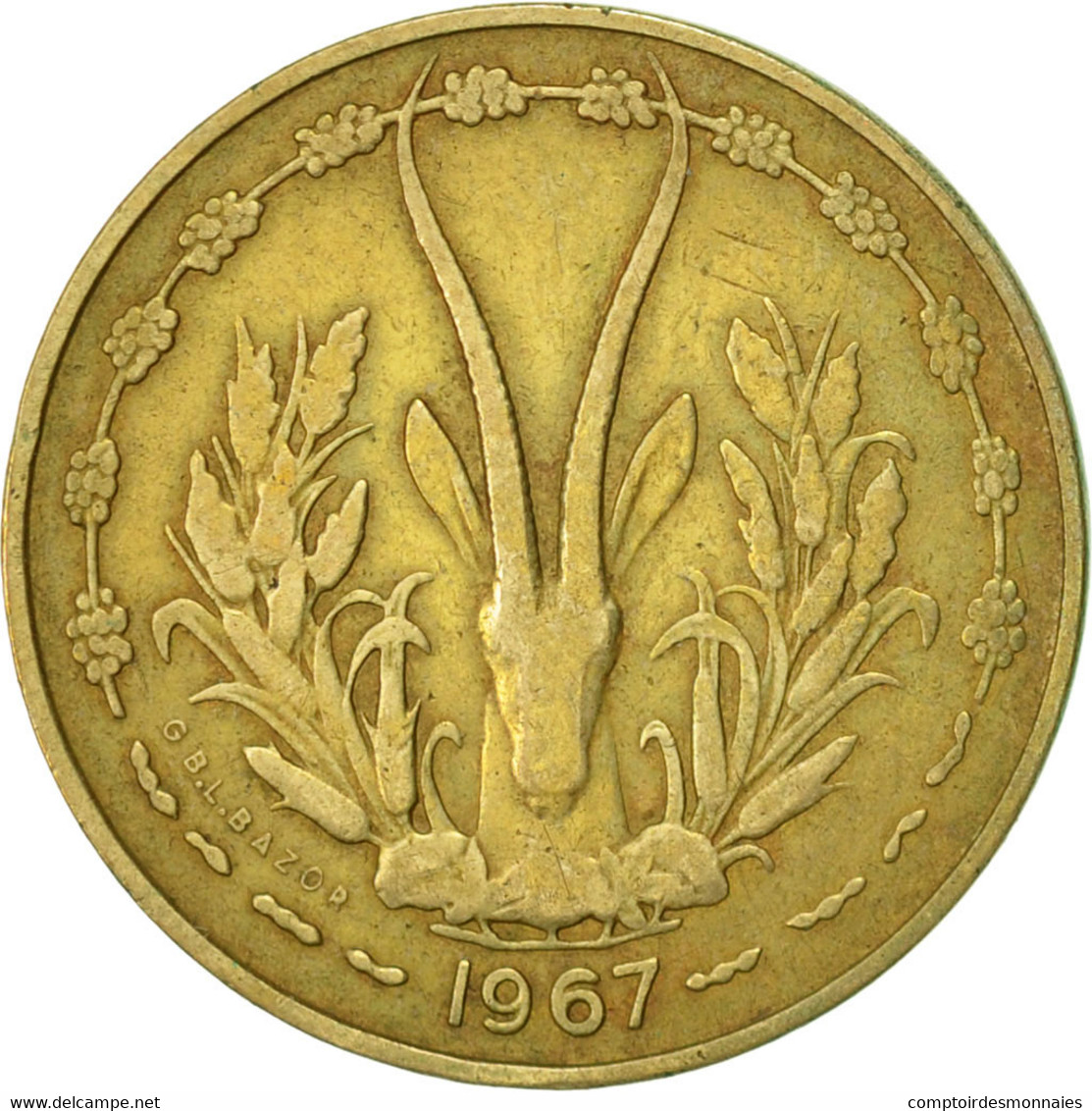 Monnaie, West African States, 10 Francs, 1967, Paris, TTB - Ivoorkust