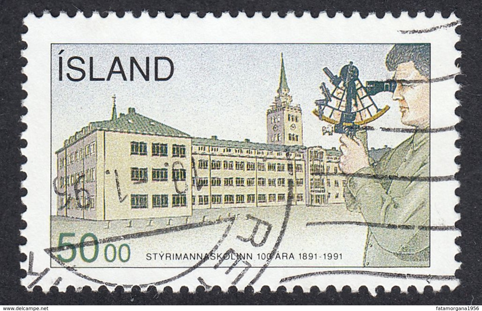 ISLAND Islanda Islande - 1991 - Yvert 710 Usato, 50 Kr. - Used Stamps