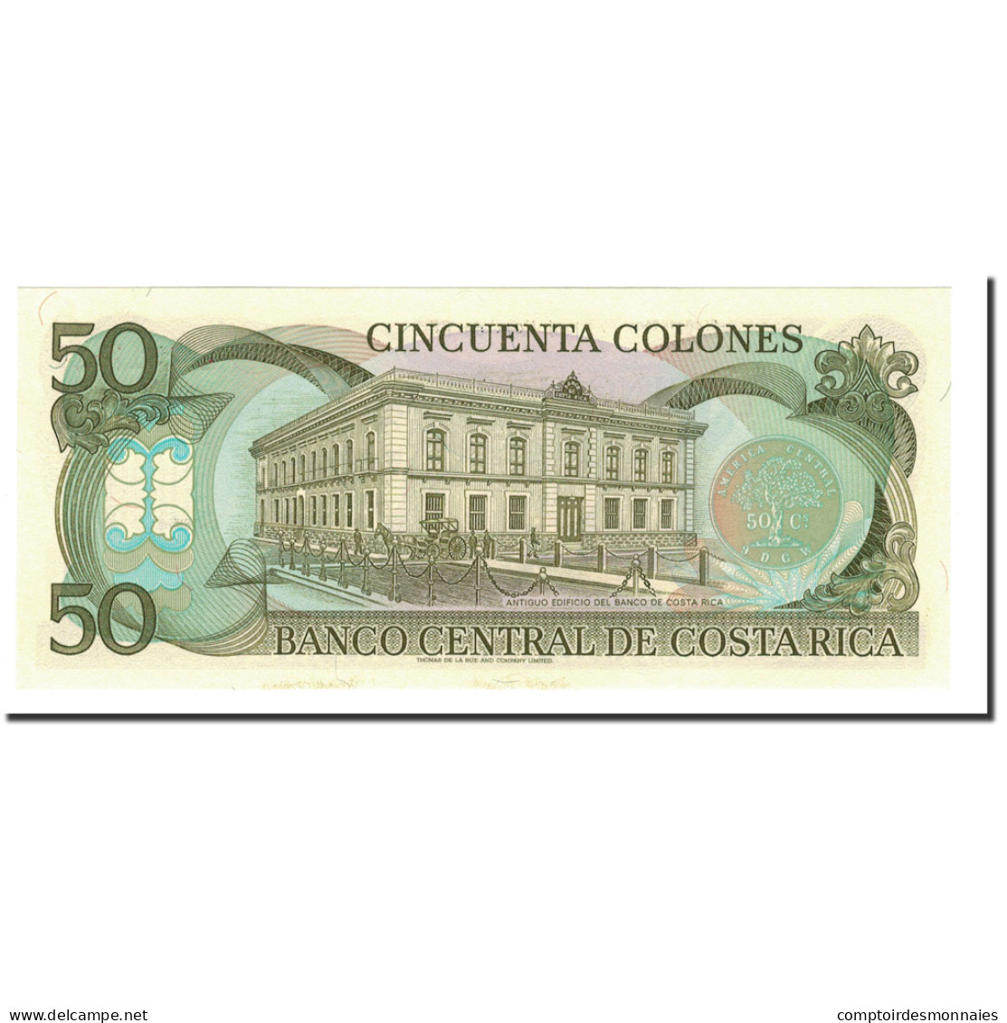 Billet, Costa Rica, 50 Colones, 1993, 1993-07-07, KM:257a, NEUF - Costa Rica