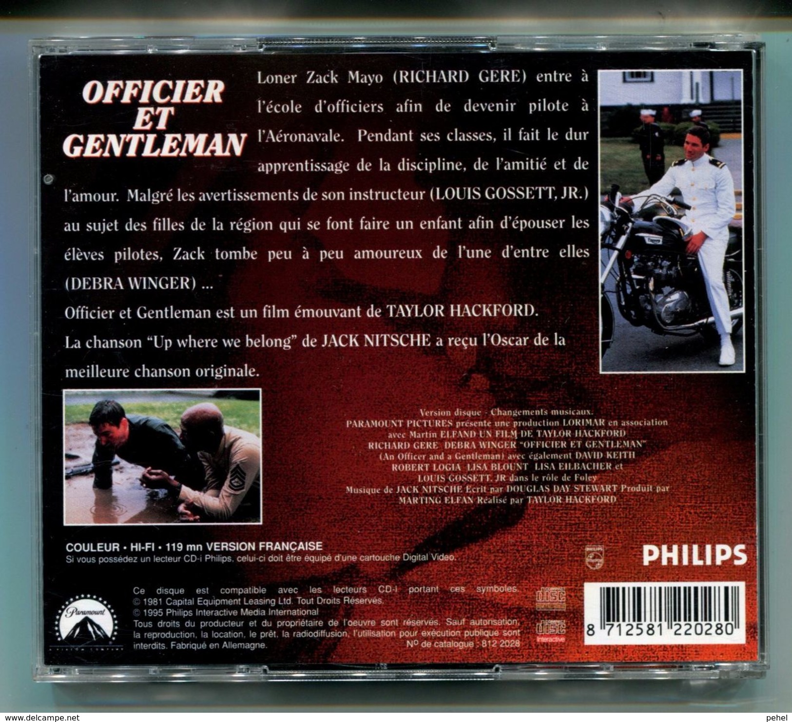 OFFICIER  ET  GENTLEMAN  /  VIDEO CD - Autres Formats