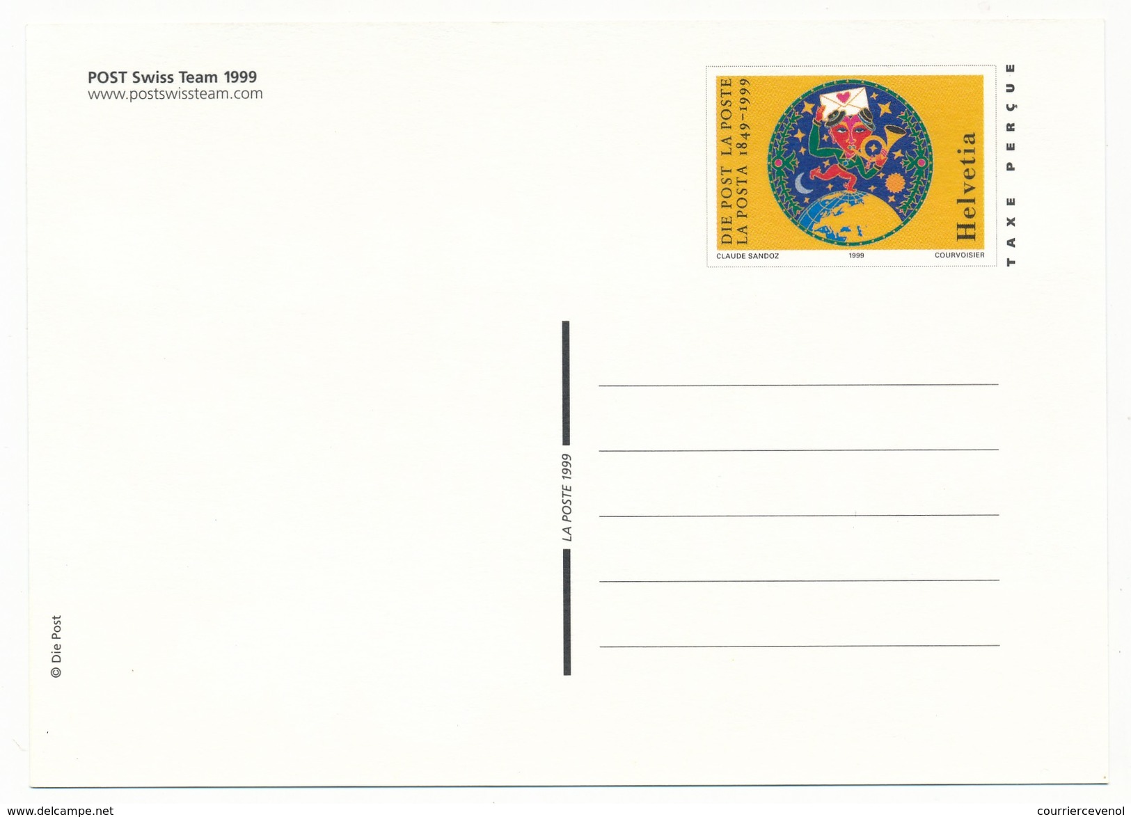 SUISSE - 2 Cartes Postales (Entiers) Tour De Suisse 1999 - L'Equipe Suisse - Stamped Stationery