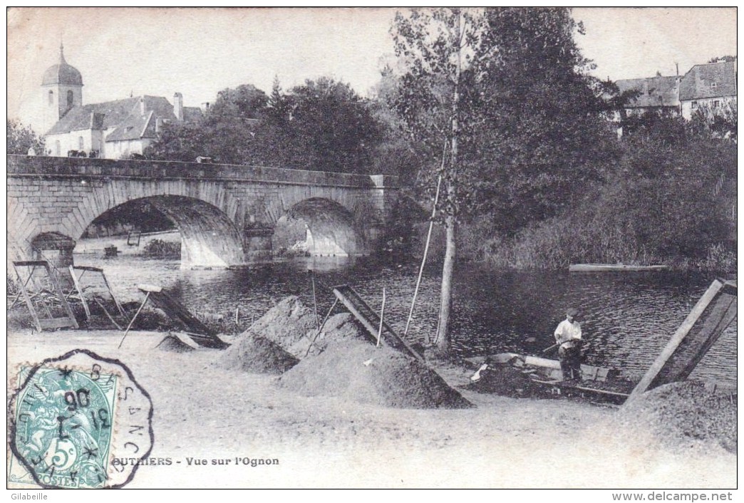 70 -    Buthiers ( Haute Saone ) - Vue Sur L Ognon ( Criblage Du Sable ) - Autres & Non Classés