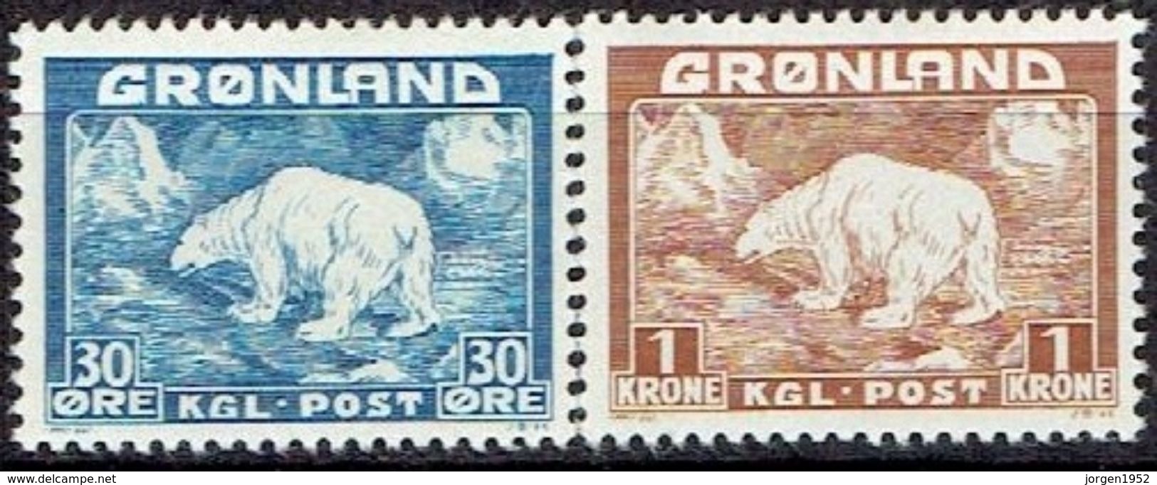 GREENLAND  # FROM 1938  STAMPWORLD 6-7** - Neufs