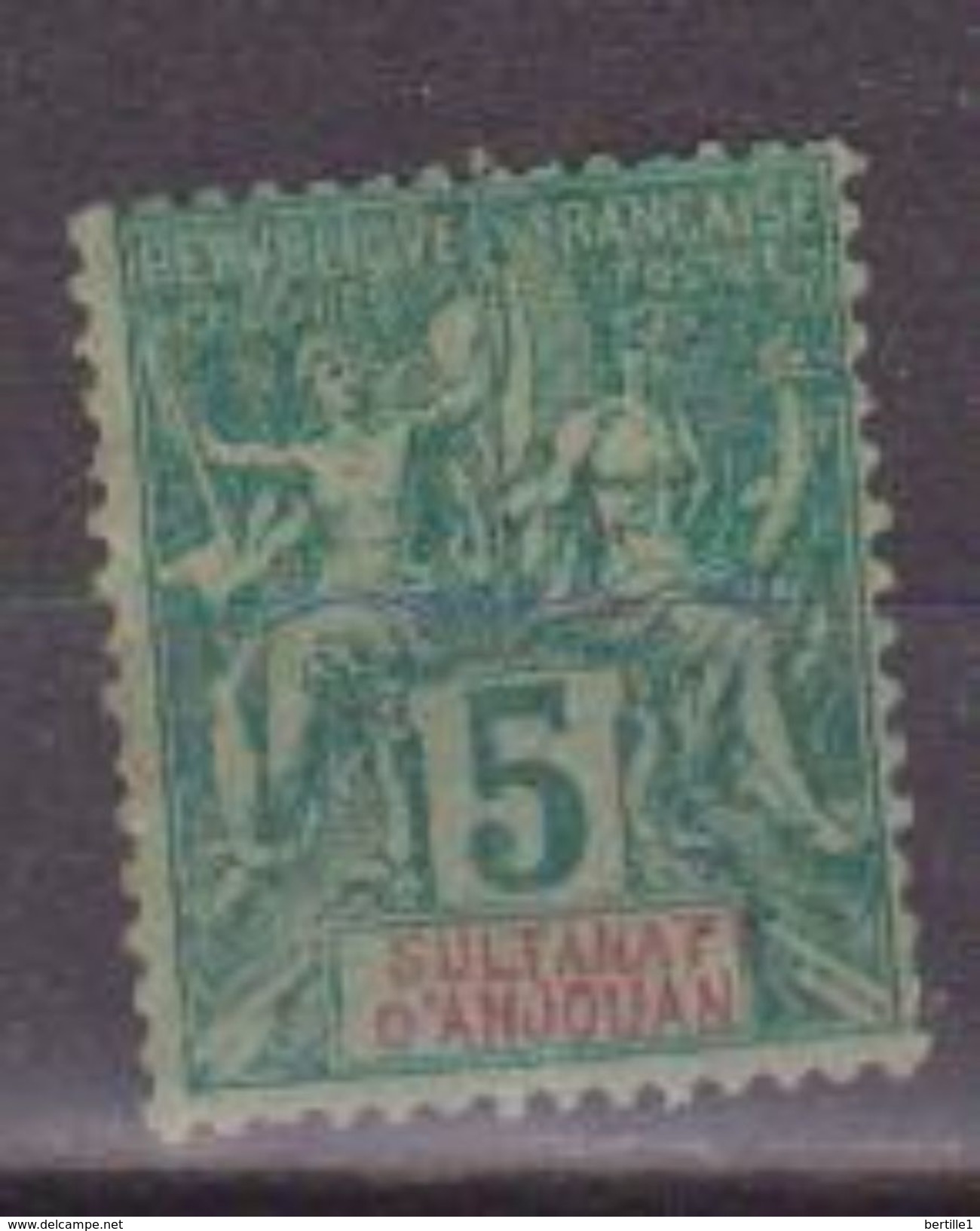 ANJOUAN                N°  4     NEUF AVEC CHARNIERES        ( Ch     91  ) - Unused Stamps