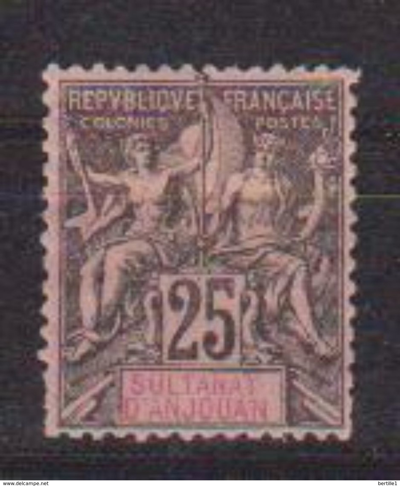 ANJOUAN                N°   8     NEUF AVEC CHARNIERES        ( Ch     95  ) - Unused Stamps