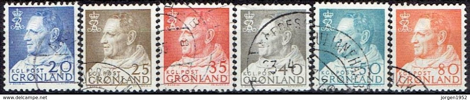 GREENLAND  # FROM 1963-64  STAMPWORLD 52-57 - Oblitérés