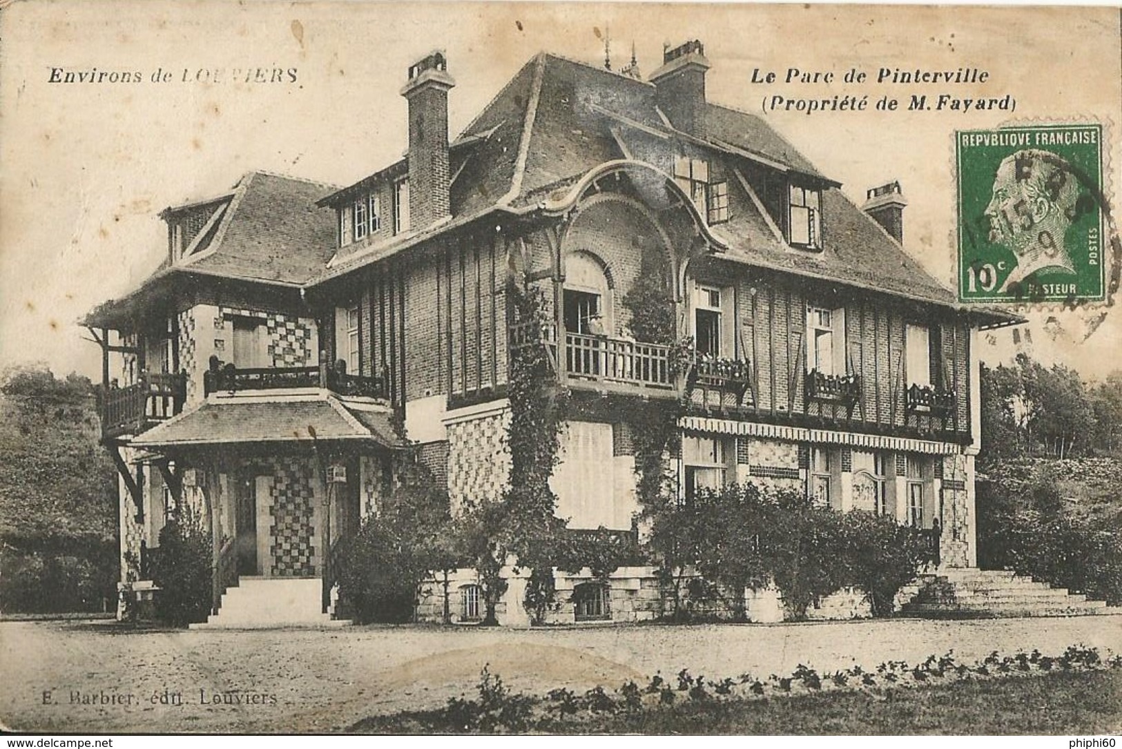 LOUVIERS - PINTERVILLE  -  27  -  Le Parc ( Propriété De M.Fayard ) - Pinterville