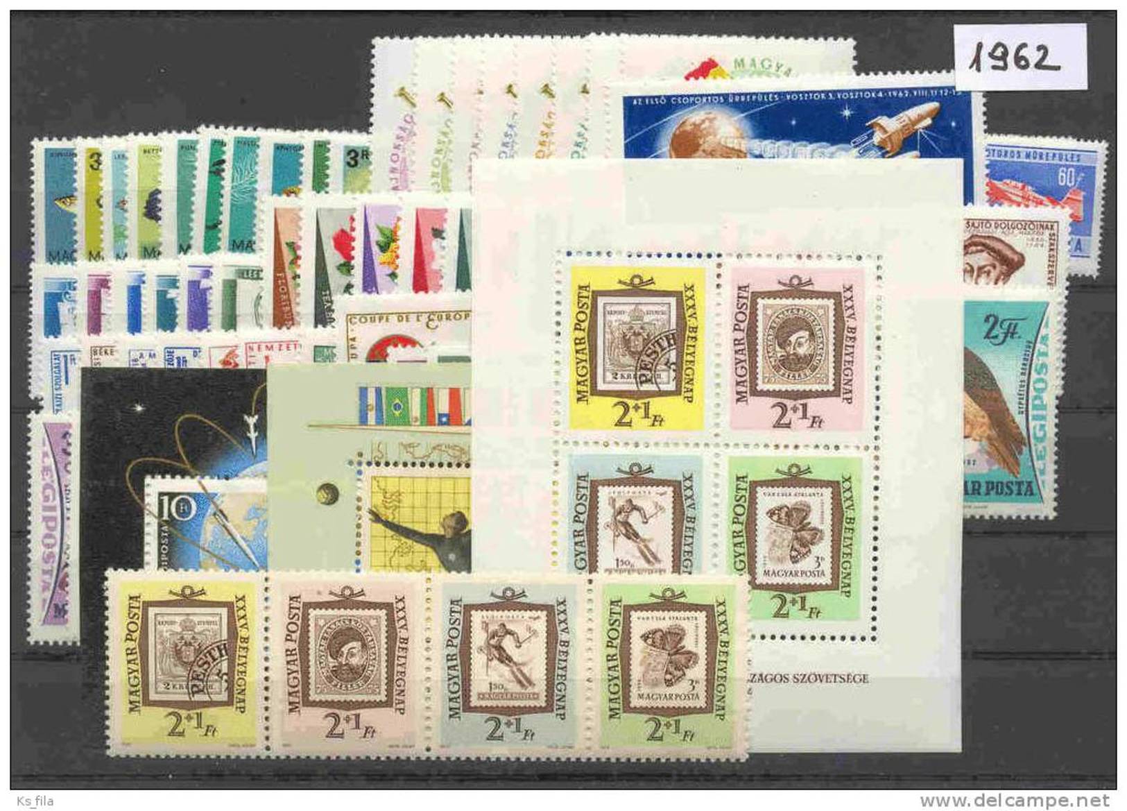 HUNGARY 1962 Full Year 8 Stamps + 3 S/s - Années Complètes