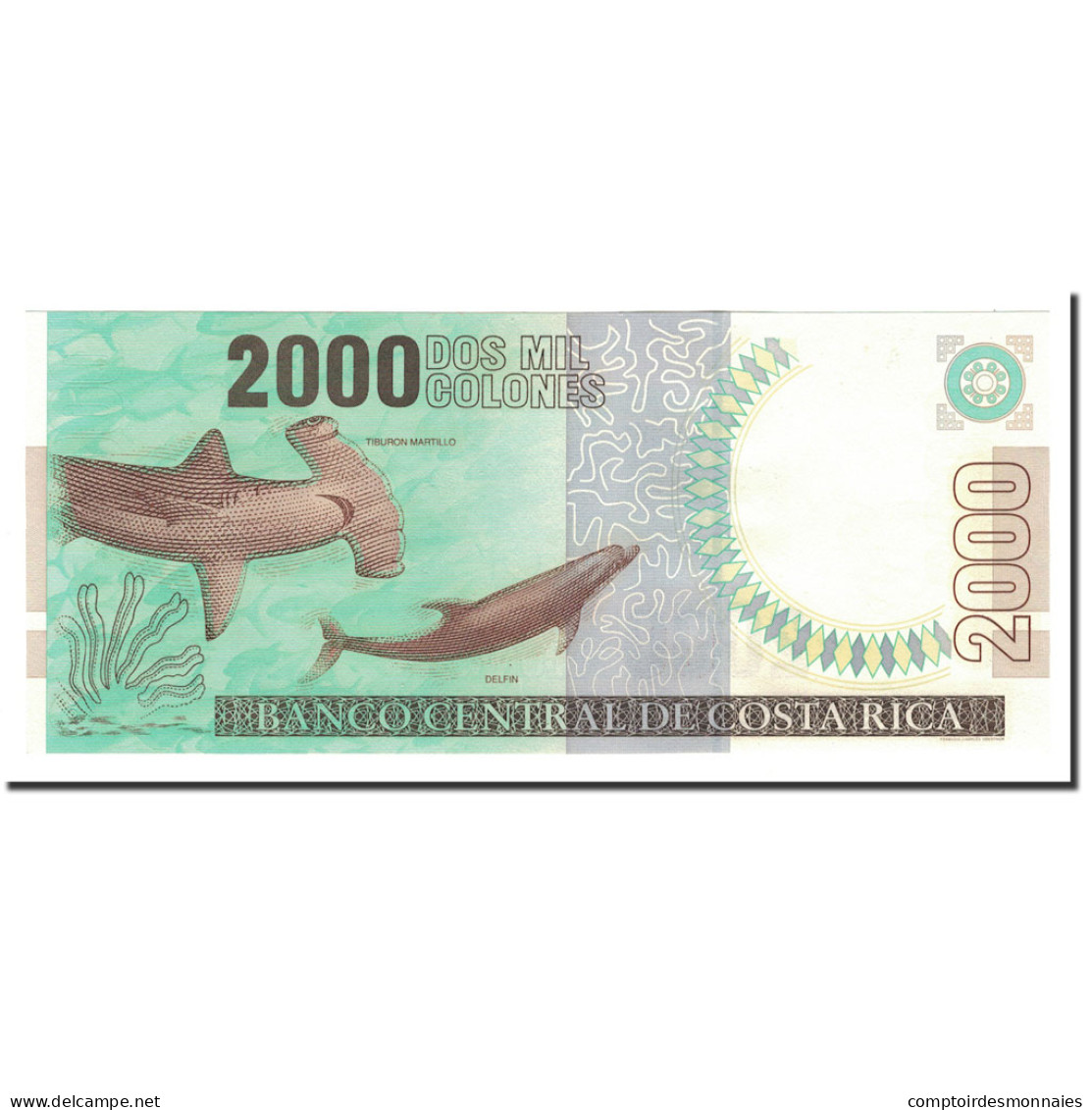 Billet, Costa Rica, 2000 Colones, 1997, 1997-07-30, KM:265a, NEUF - Costa Rica