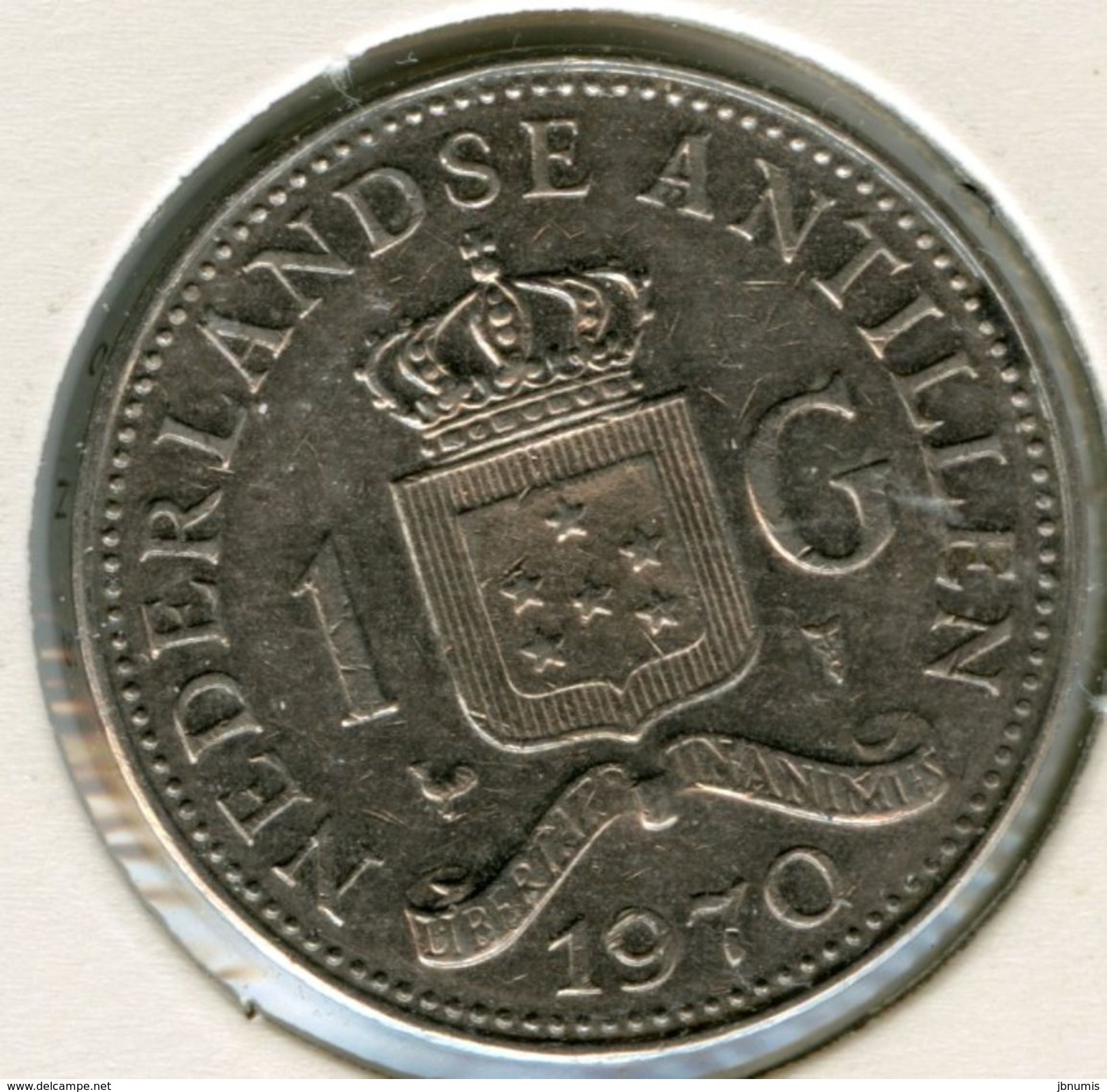 Antilles Neérlandaises Netherlands Antilles 1 Gulden 1970 KM 12 - Antille Olandesi