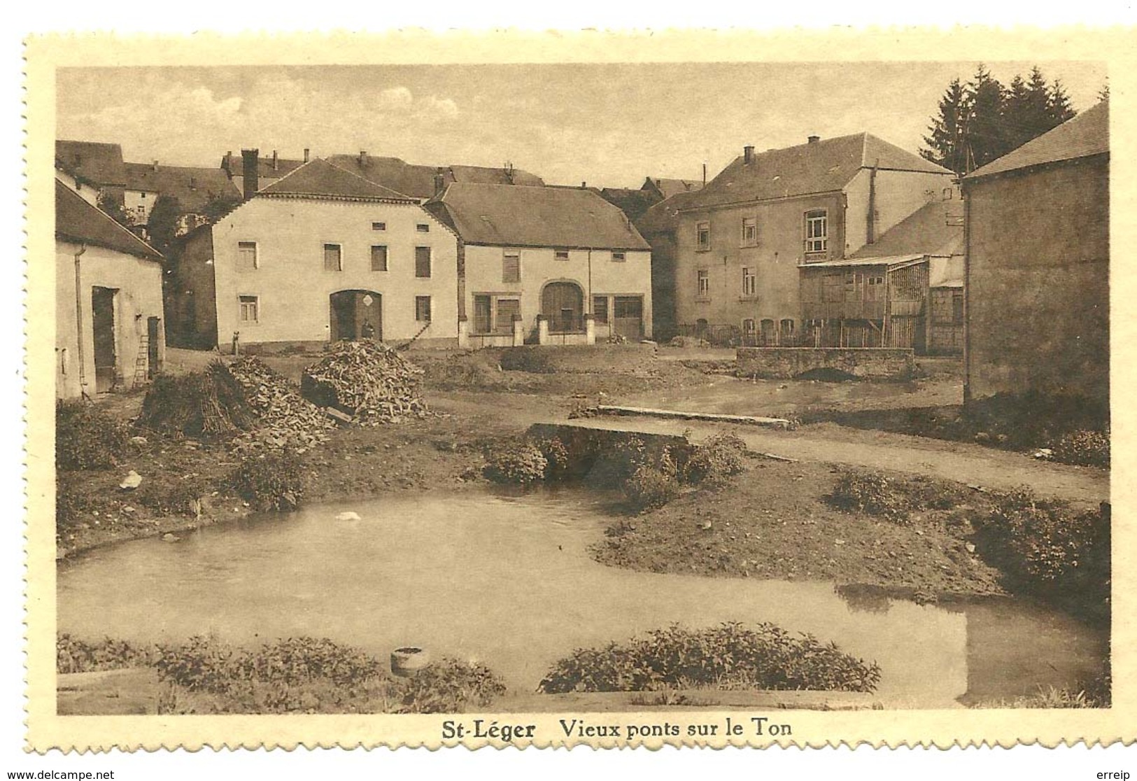 Saint Leger Vieux Pont Sur Le Ton Ed Papeterie Dropsy St Leger - Saint-Léger