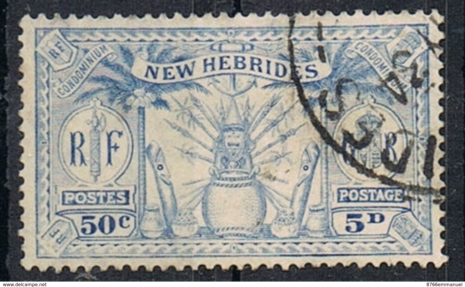 NOUVELLES-HEBRIDES N°95 - Oblitérés