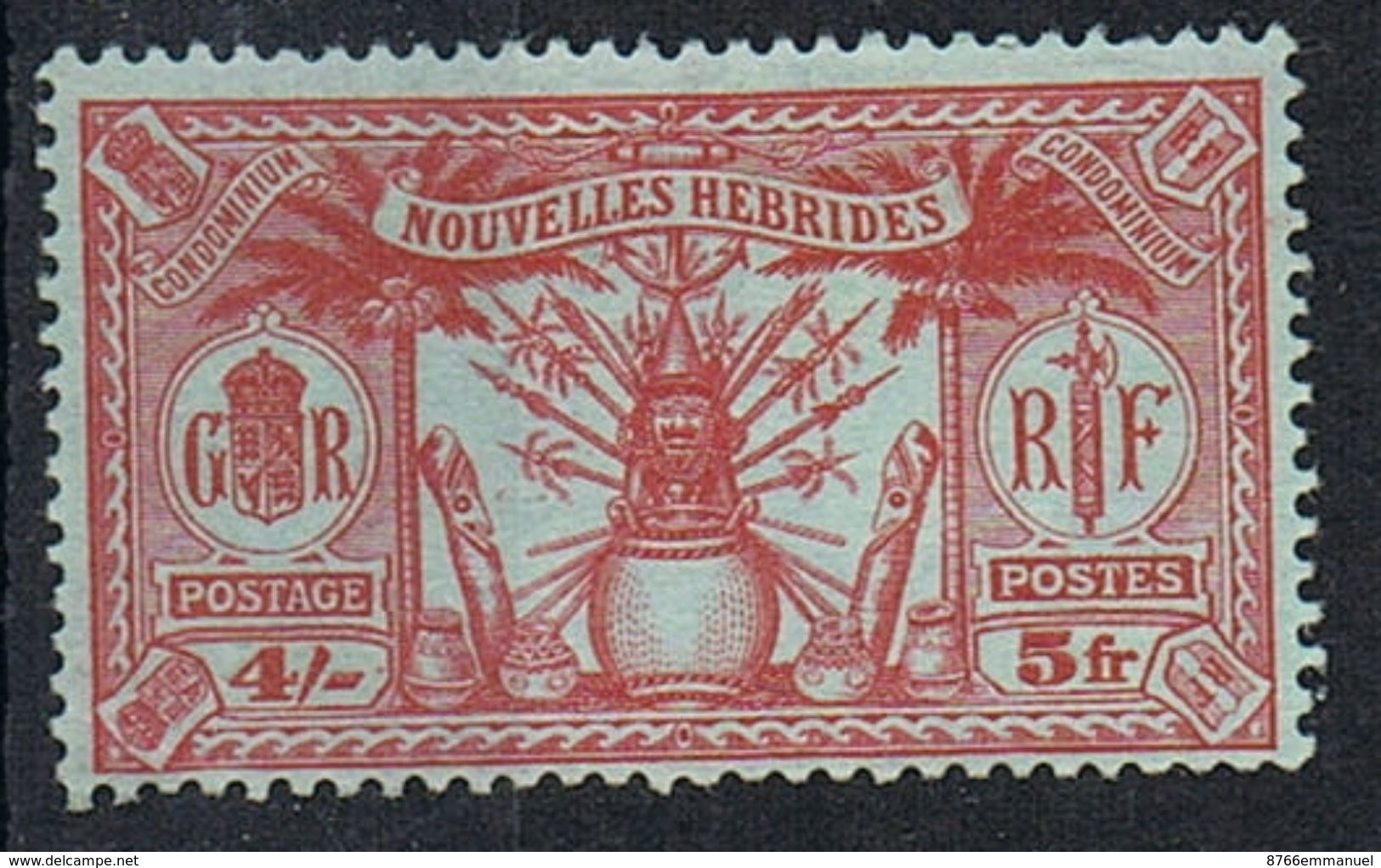 NOUVELLES-HEBRIDES N°90 N* - Unused Stamps