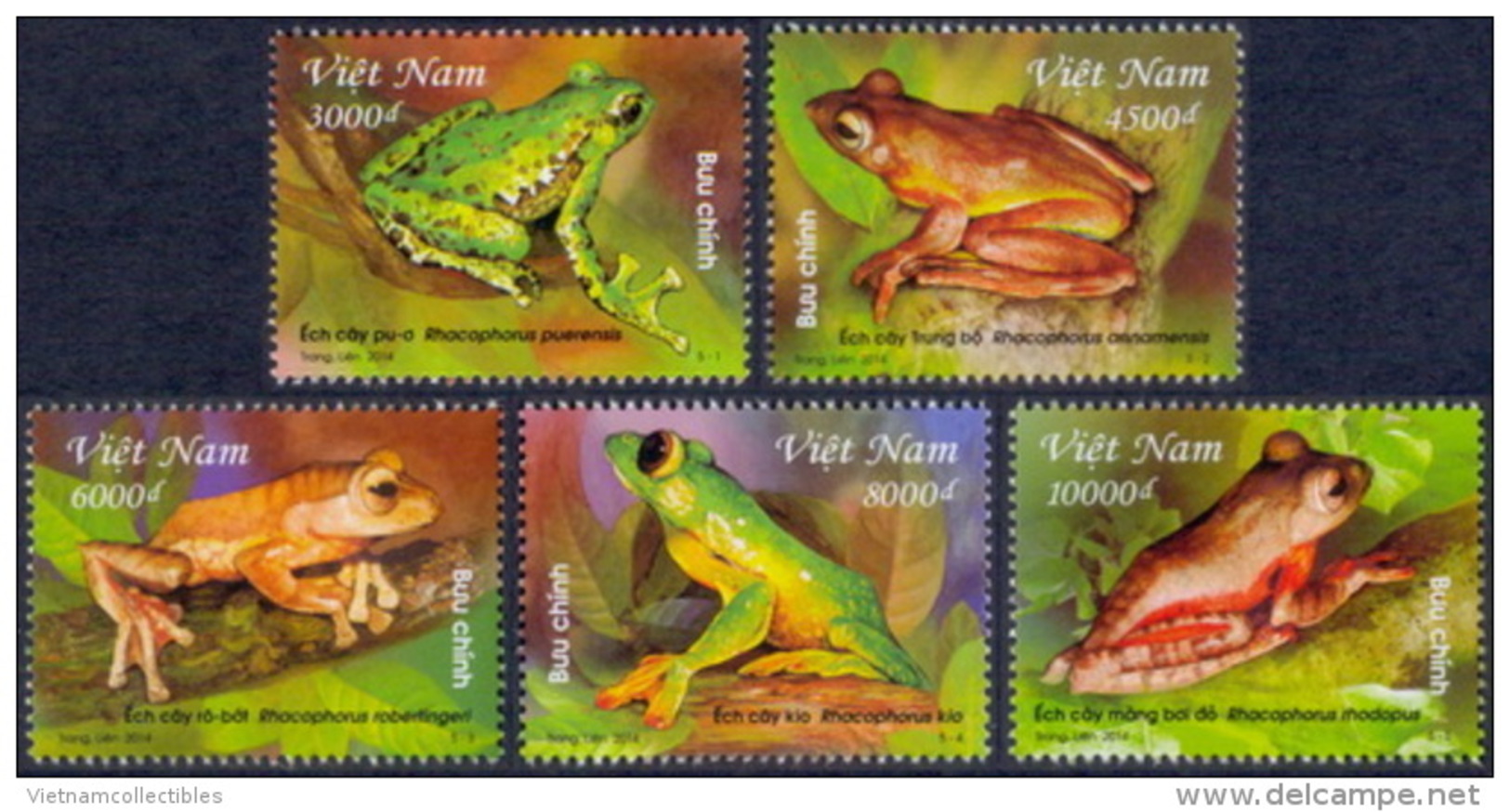 Vietnam Viet Nam MNH Stamps 2014 : Frog / Rhacophorus Owstoni / Chang Hiu (Ech Cay) (Ms1045) - Viêt-Nam