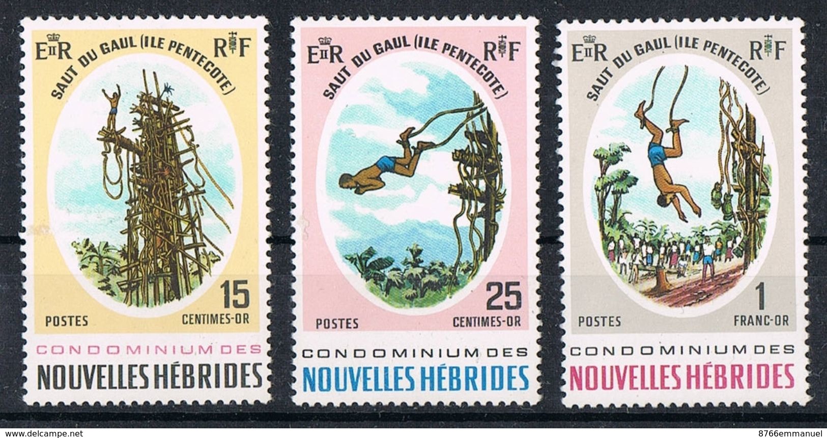 NOUVELLES-HEBRIDES N°286 A 288 N* - Nuovi