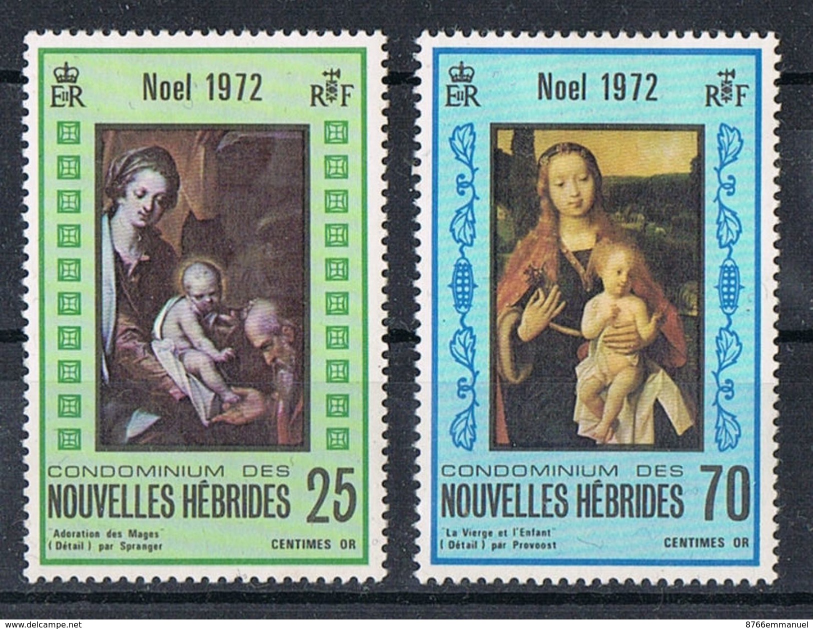 NOUVELLES-HEBRIDES N°350 Et 351 N* - Neufs