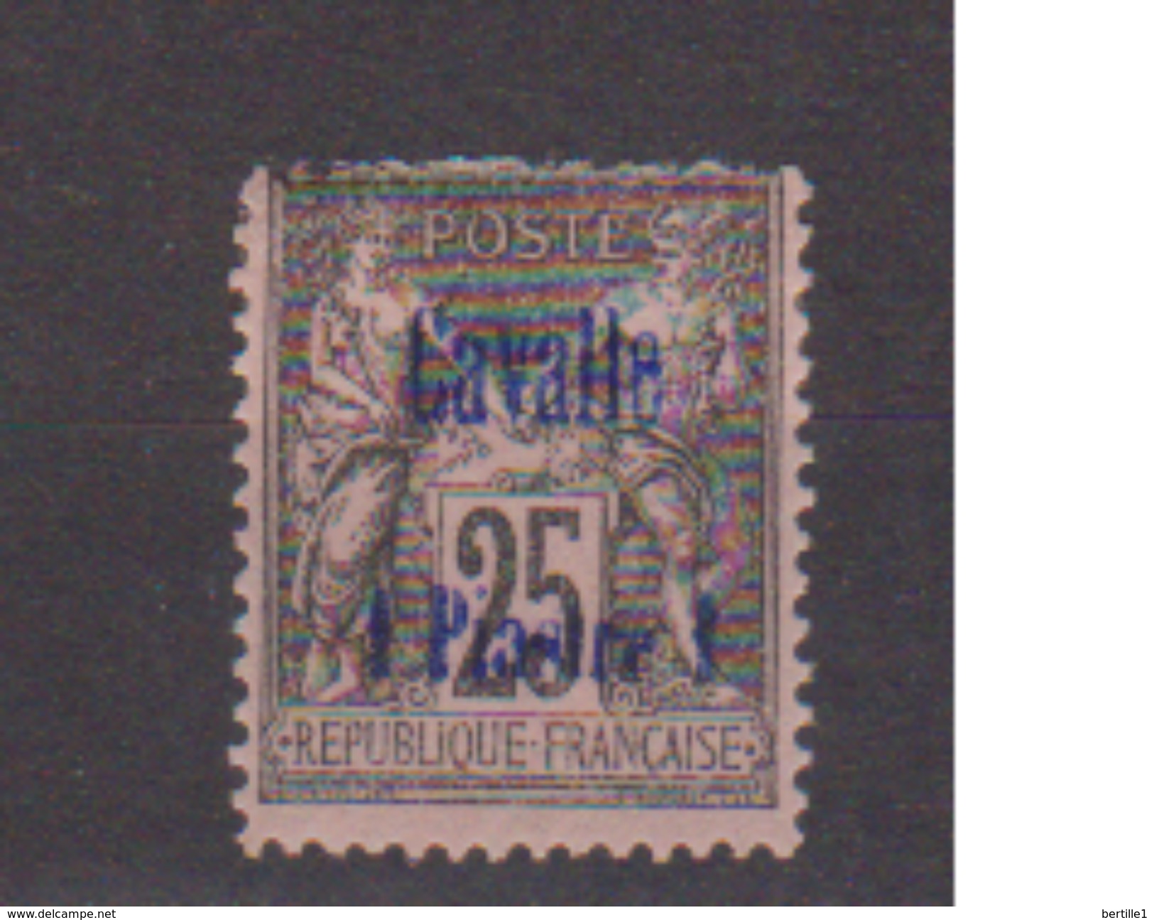 CAVALLE                N°    6     NEUF AVEC CHARNIERES        ( Ch     108   ) - Unused Stamps