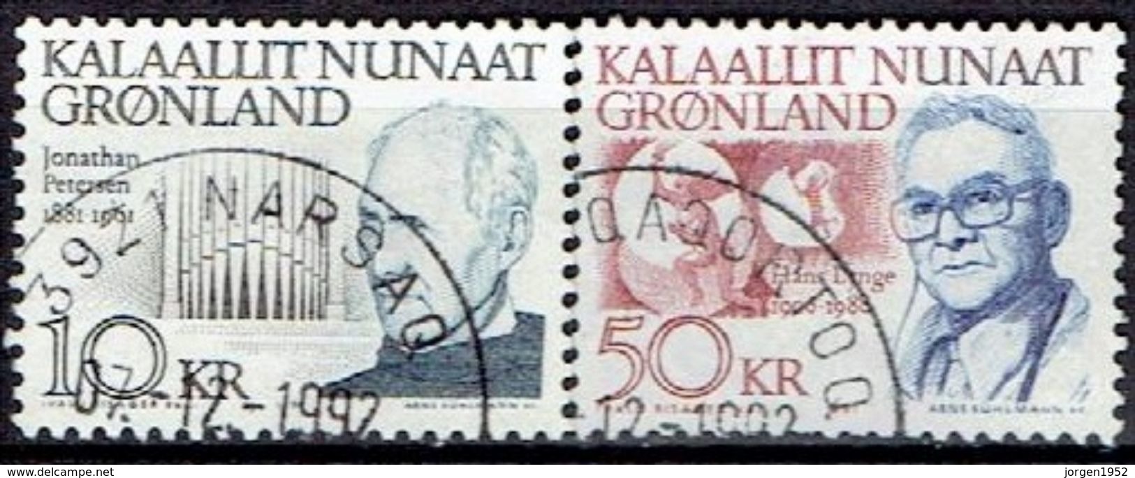 GREENLAND  # FROM 1991 STAMPWORLD  221-22 - Oblitérés