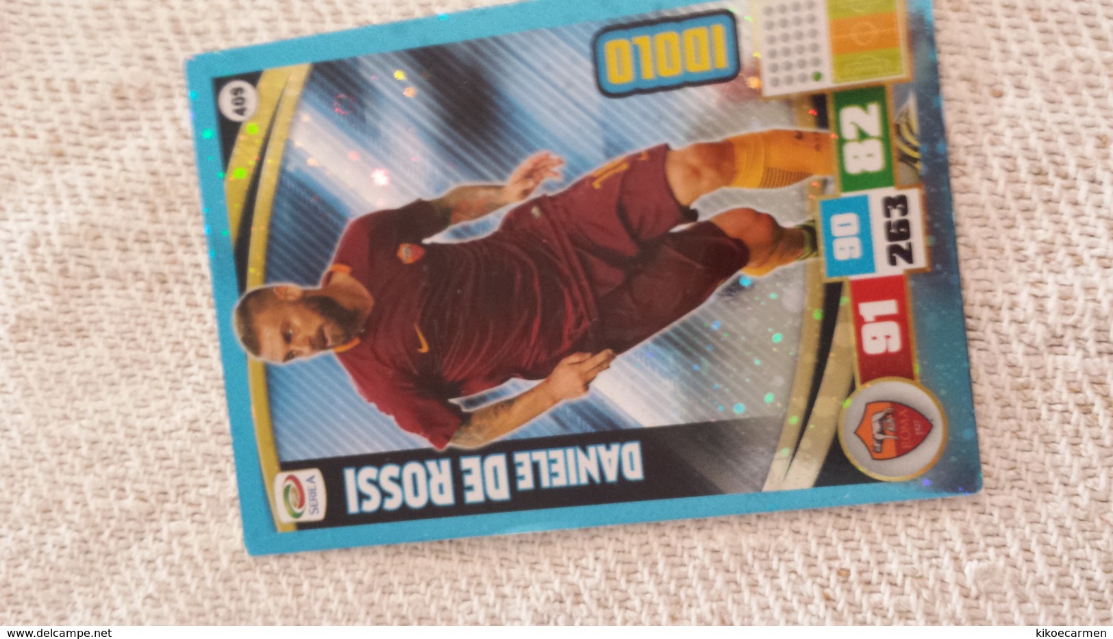 DE ROSSI Figurina PANINI Calciatori Serie A Adrenalyn 2016 2017 Official Trading Cards Card Calciatore Figurine PANINI - Altri & Non Classificati