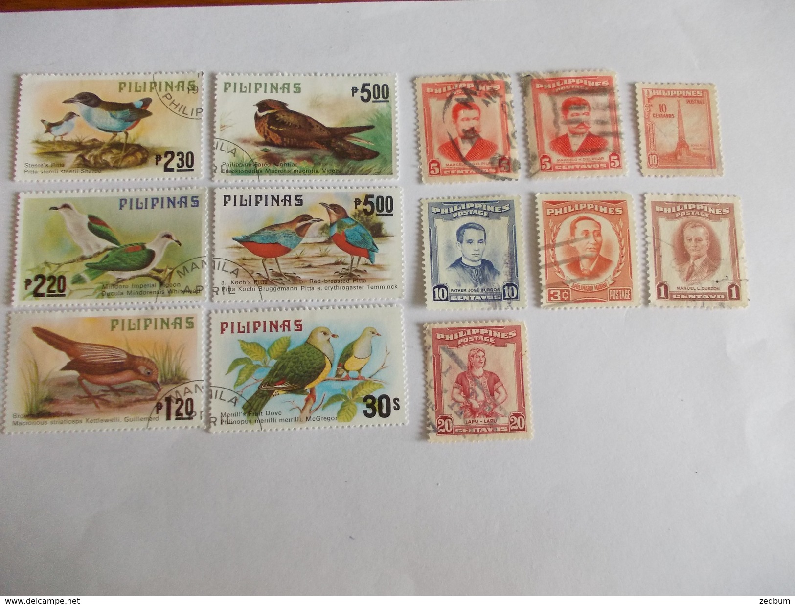 TIMBRE Philippines Pilipinas Valeur 7.60 &euro; - Philippinen