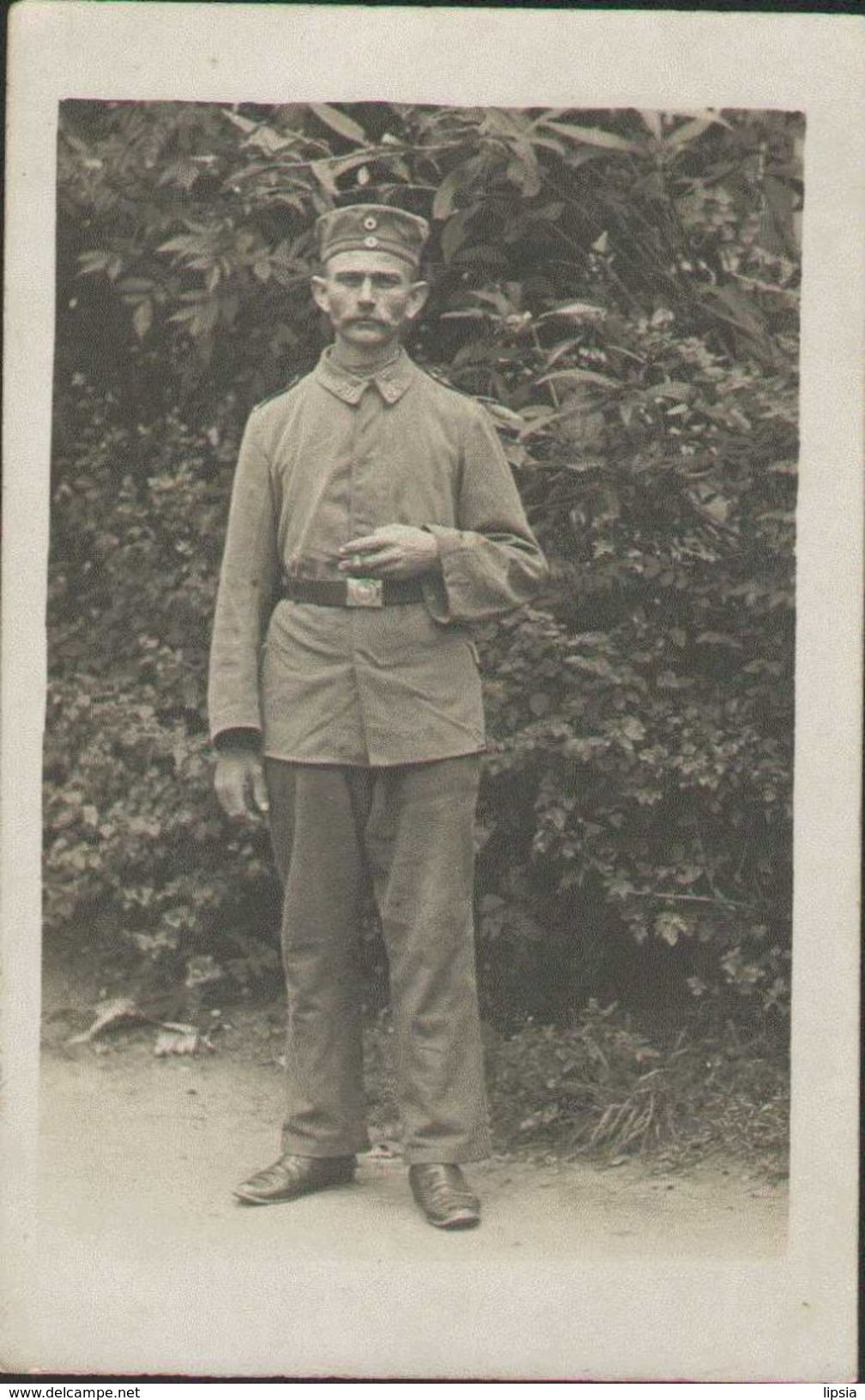 Soldatenportrait, Landsturm Ersatz-Bataillon 36, Magdeburg, Fotopostkarte, Militär, Deutsches Reich, Weltkrieg 1914-18 - Weltkrieg 1914-18