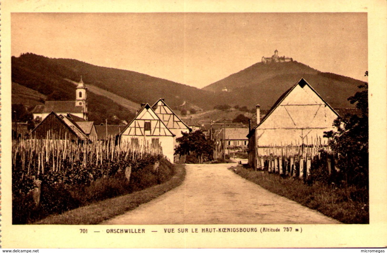 ORSCHWILLER - Vue Sur Le Haut-Koenigsbourg - Autres & Non Classés