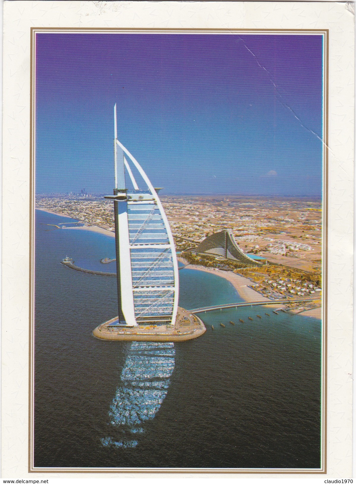 CARTOLINA - POSTCARD - DUBAI - BURJ AL ARAD E JUMEIRAH BEACH HOTEL, - Dubai