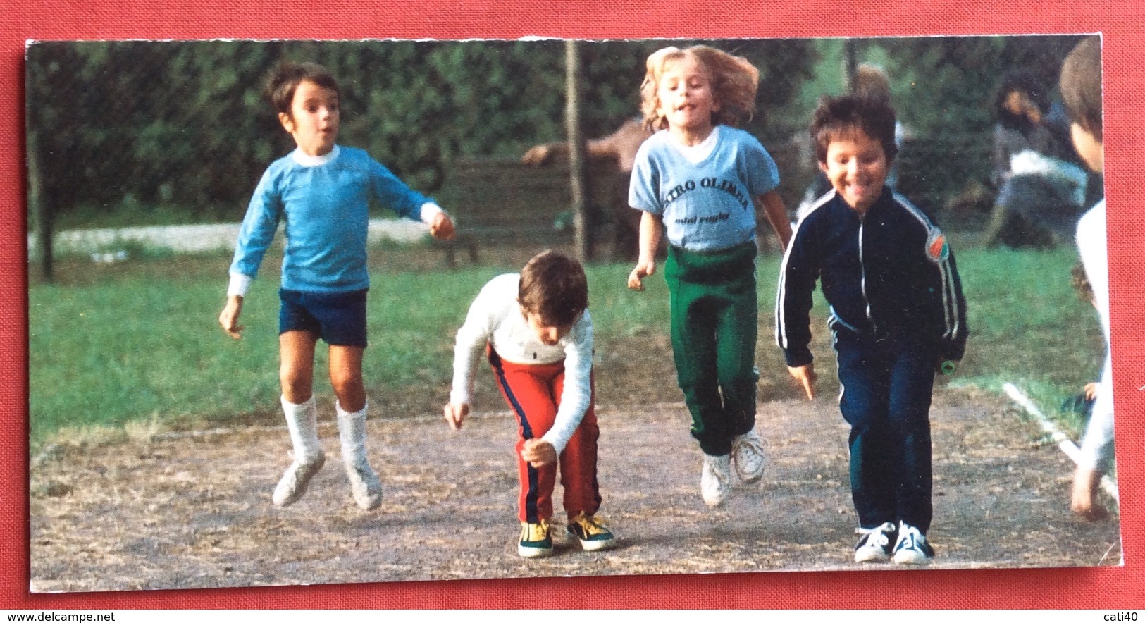 C.O.N.I. GIOCHI  DELLA GIOVENTU' BIGLIETTO DEL COMITATO OLIMPICO NAZIONALE AUGURI ANNO 1978 CON DUE RIGHE ED AUTOGRAFO - Non Classificati