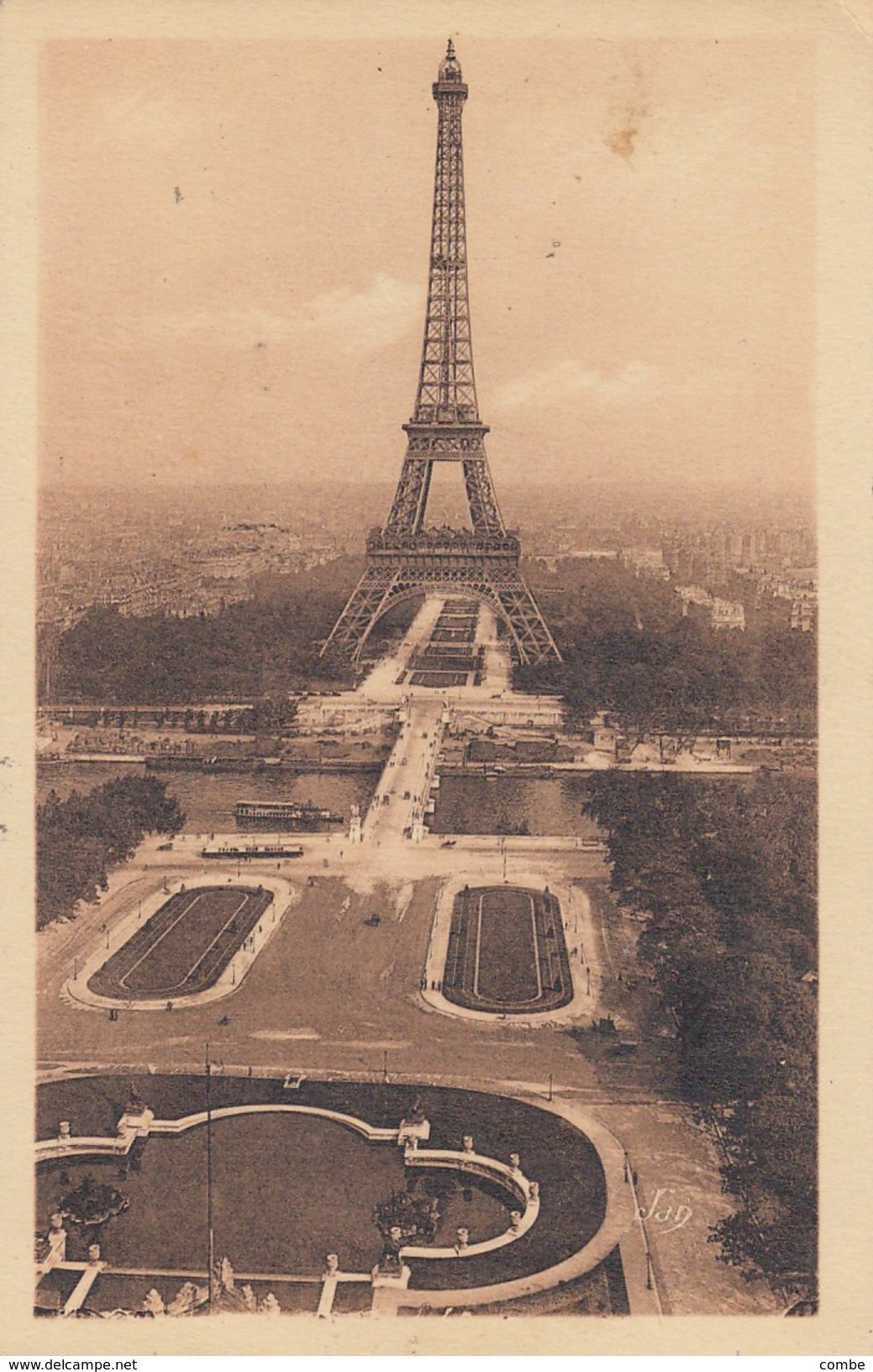 21/2/1934 PARIS TOUR EIFFEL - 1921-1960: Période Moderne