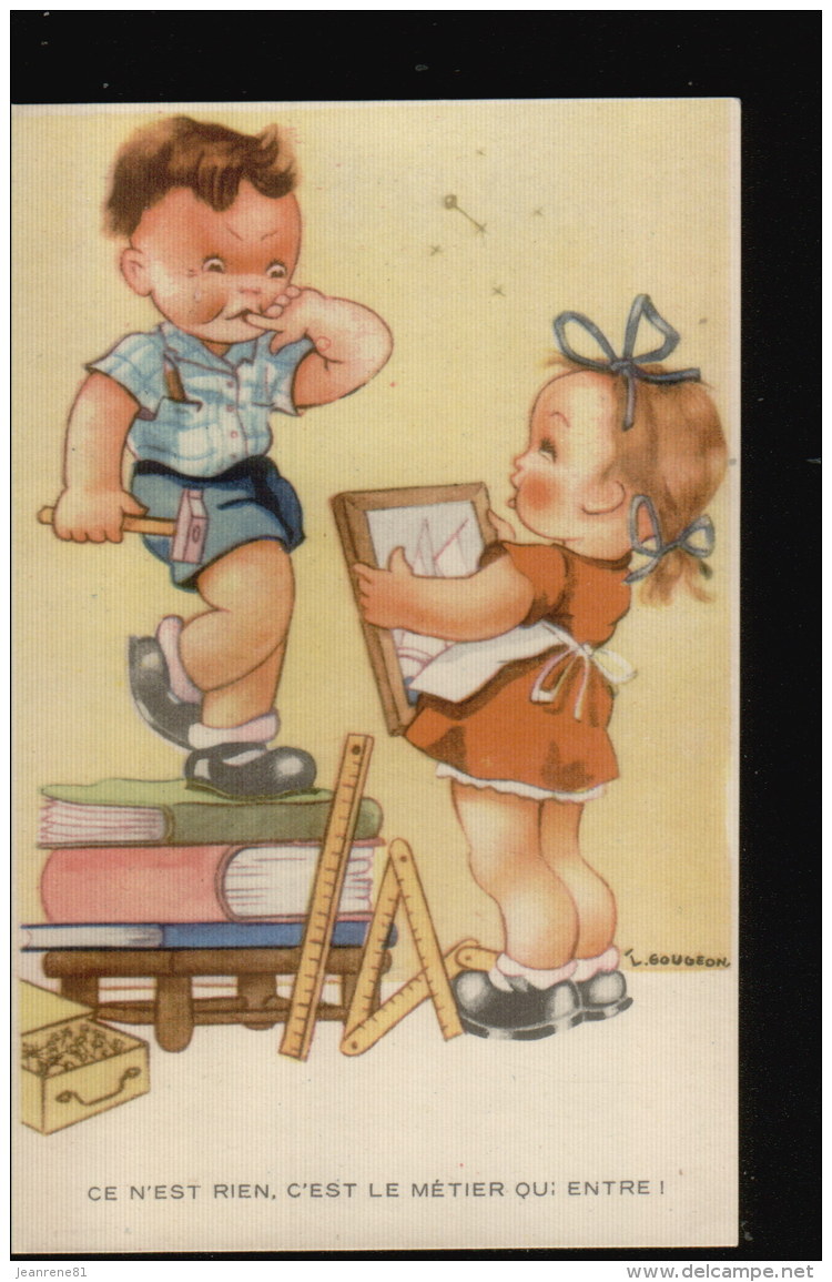 LOT023.....10 CPA ILLUSTRATIONS  ENFANTS - 5 - 99 Cartes