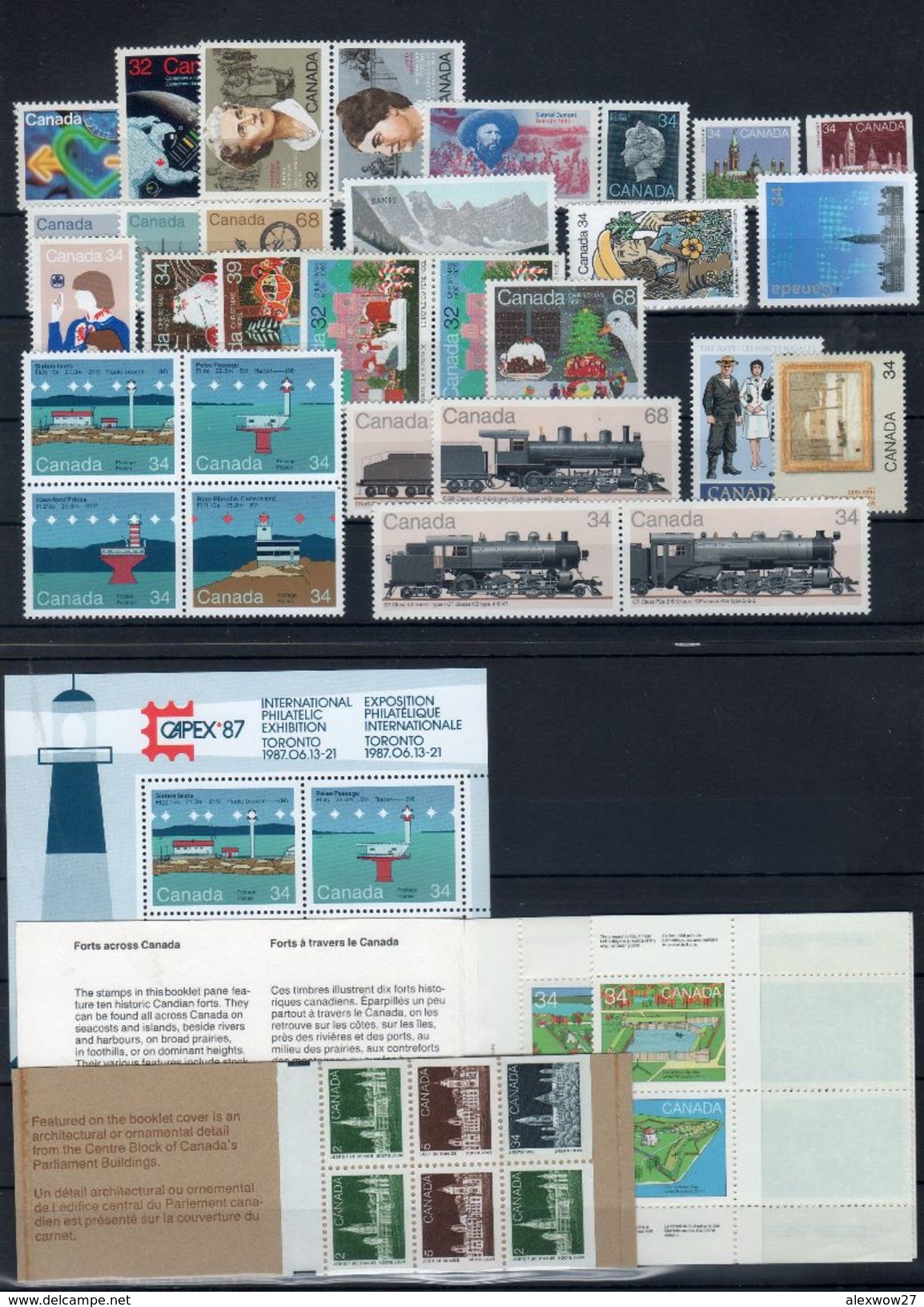 Canada 1985 --Annata Completa / Years Complete -- **MNH / VF - Années Complètes