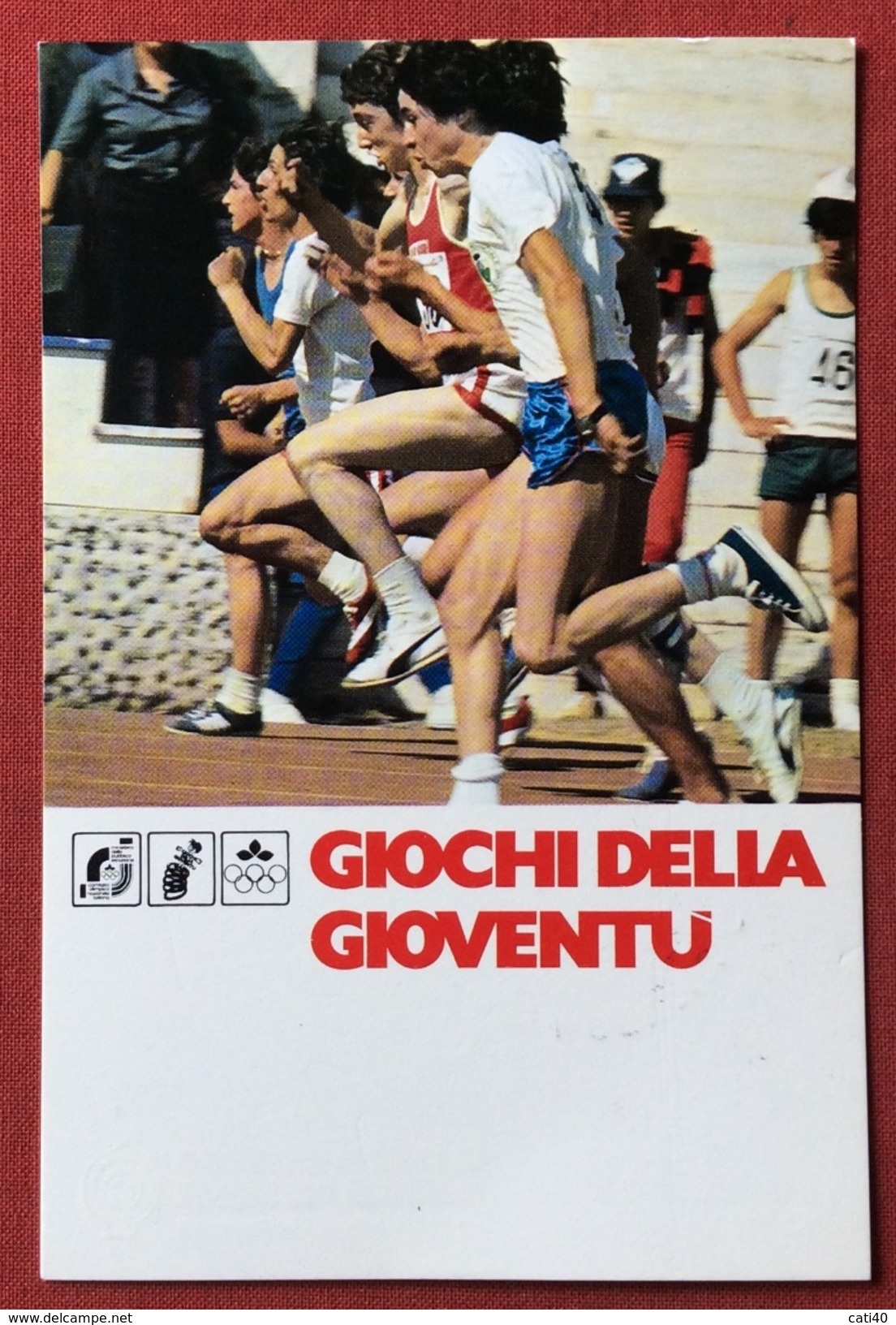 C.O.N.I. GIOCHI DELLA GIOVENTU'  CARTOLINA E ANNULLO SPECIALE  GENOVA 1979 - Non Classificati