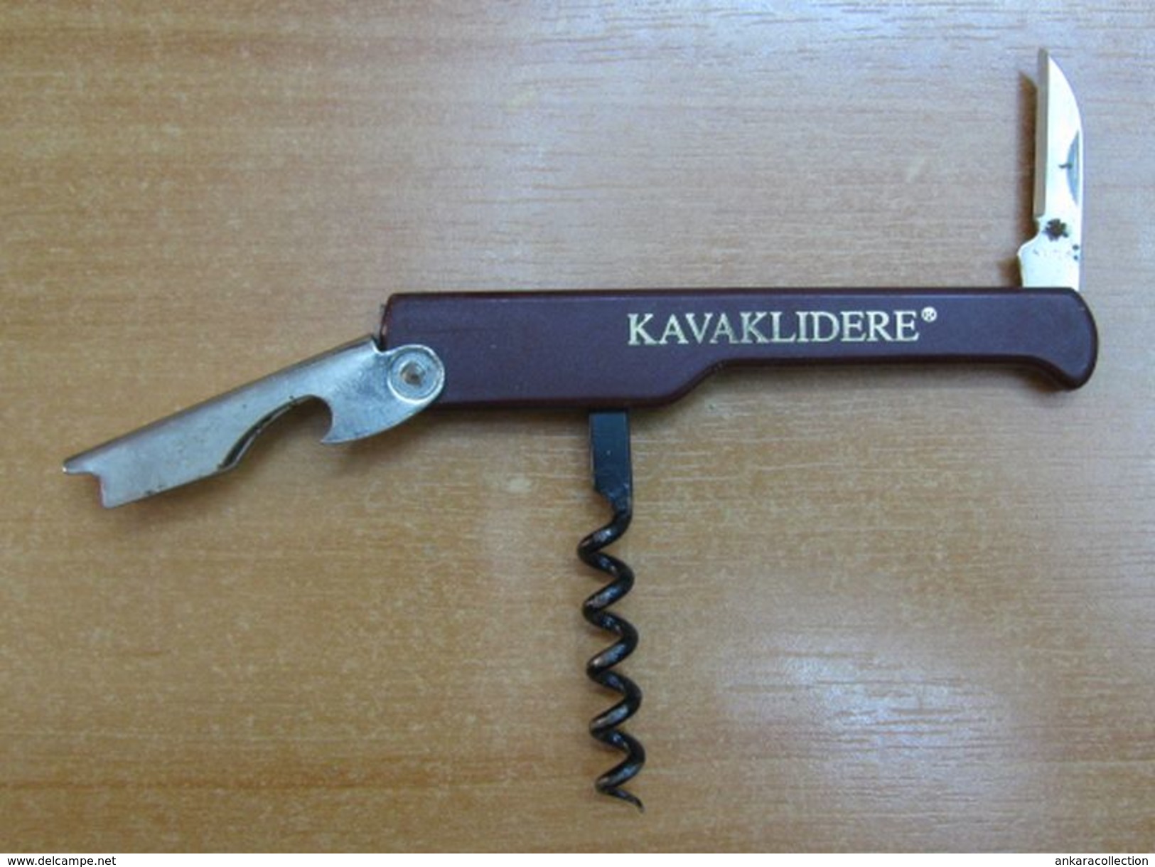 AC - KAVAKLIDERE WINE VINTAGE POCKET KNIFE, BOTTLE OPENER & CORKSCREW #2 FROM TURKEY - Apri-bottiglie/levacapsule