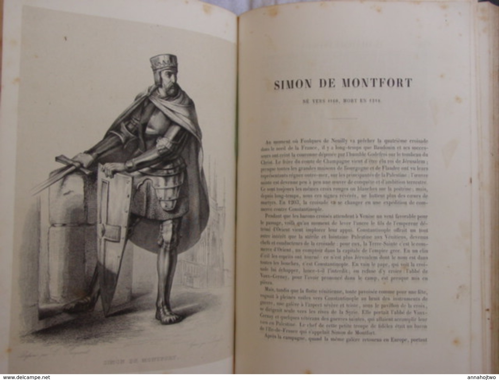 LE PLUTARQUE FRANÇAIS  hommes & femmes illustres de la France.T1-MOYEN ÂGE-Armures,épées,sceptres /Ch.Martel,Charlemagne